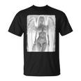 ピンナップガール 男性用 ブロンドエンジェル ピンナップガール B&W Tシャツ