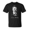 フリードリヒ・ニーチェ 哲学 ドイツ 哲学者 知恵 Nietzsche German Philosopher Tシャツ