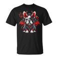 フレンチブルドッグ 悪魔 ハロウィン 鬼 コスチューム 地獄 サタン Tシャツ
