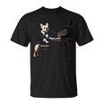 フレンチブルドッグ シャツ 音楽愛好家 ピアノ奏者 ピアニスト 犬 Tシャツ