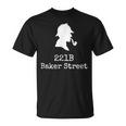ブック愛好家 221B ベイカーストリート 探偵シャーロック・ホームズ Tシャツ