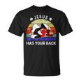 ブラジリアン柔術 Jesus Has Your Back Tシャツ