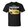 ブラスバンドのユーフォニアム奏者のための面白いユーフォニアムジョーク「 Euphonium Humour 」 Tシャツ