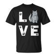 ブリティッシュショートヘア猫愛かわいい猫子猫ギフト Tシャツ