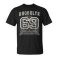 ブルックリン ニューヨーク バンダナスタイル アンティーク調tシャツ Tシャツ