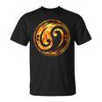 ベーシスト＆ベーシストのためのベースギタークレフ陰陽炎 Tシャツ