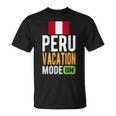 ペルーお土産 旅行 ペルーバケーションモードオン Tシャツ