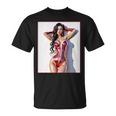 ホットガールオンtシャツ 男性用 セクシー巨乳sfピンナップガール 長袖tシャツ Tシャツ