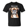ボクサー 犬 天使 Tシャツ