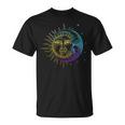 ボヘミアンの秘教の精神的な太陽と月 Tシャツ