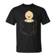 ポケットアニマルかわいいひよこチキンのポケット Tシャツ
