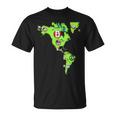 ポーランドボール北米と南米大陸 Tシャツ