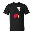 ミニマルラインアート ミロ風の猫 Tシャツ