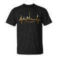 ミュンヘン・スカイライン ハートビート I Love Munich München Tシャツ