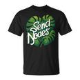 モンステラノード植物愛好家アルボ植物感謝の日を送る Tシャツ
