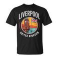 リバプール イギリス 旅行 シティ アドベンチャー Tシャツ