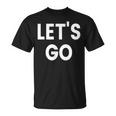レッツ・ゴー Tシャツ