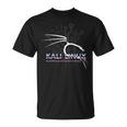 レトロ バックトラック Kali Linux デザイン ドラゴンとタグライン 長袖tシャツ Tシャツ