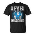 レベル8 アンロック バースデー 8歳 ゲーマー Tシャツ