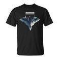ロシアのステルス機第5世代su-57 Tシャツ