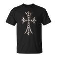ロンバス シャイン パヴェ ダイヤ シルバー クロス Tシャツ