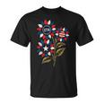 ヴィンテージ 1776 愛国心が強いひまわり アメリカ独立記念日 Tシャツ