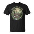 ヴィンテージ ジャッキーとシャドウ 白頭ワシファミリー 自然愛好家 Tシャツ