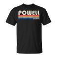 ヴィンテージ レトロ 70年代 80年代スタイル 故郷 パウエル、ワイオミング州 Tシャツ