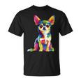 ヴィンテージ レトロ チワワ 犬 かわいい グルービー 犬 長袖tシャツ Tシャツ