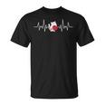 ヴィンテージ 猫 卓球 レトロ 猫 卓球 ハートビート Tシャツ