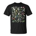 ヴィンテージ 花 ボタニカル イラスト チャート 植物 Tシャツ