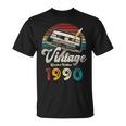 ヴィンテージ1990バースデー36年カセットペンシル Tシャツ