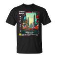 ヴェイパーウェイブ サイバーパンク ストリートウェア 日本のレトロバイブ 90年代 Tシャツ