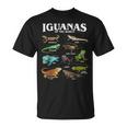 世界のイグアナ教育爬虫類アート Tシャツ