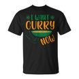 今カレーが欲しい インド料理 インド米 Tシャツ