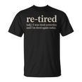 再疲れた面白い退職の名言 Tシャツ