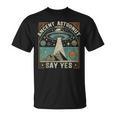古代宇宙飛行士理論家はイエスと言うufo陰謀論 長袖tシャツ Tシャツ