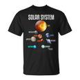 太陽系惑星 宇宙 科学 男の子 女の子tem キッズ 長袖tシャツ Tシャツ
