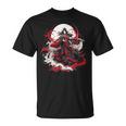 女の子 刀 刀 侍 ヴィンテージ 戦闘機 レトロ デザイン Tシャツ