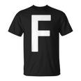 文字f 小文字 アルファベットマッチング ハロウィン Abc Tシャツ