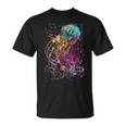 水彩画のクラゲアート。 Tシャツ