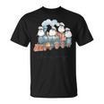汽車とシマエナガ Tシャツ