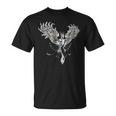 灰からのフェニックス フェニックス バード 不死鳥 Tシャツ