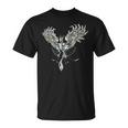 灰からのフェニックス フェニックス 神話上の生き物 不死鳥 Tシャツ