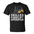 熟練したフォークリフトオペレーター Tシャツ