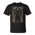 猫 タロットカード 悪魔 タロットカード 猫 長袖tシャツ Tシャツ