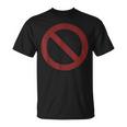 禁止標識 禁止 Tシャツ