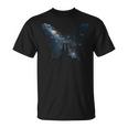 美的シルエット星宇宙銀河蝶 Tシャツ