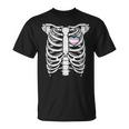 肋骨 トランスジェンダー ハート トランスセクシャル トランスプライドフラッグ Lgbt Tシャツ