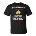 超サイヤ人になるためのトレーニング 楽しいフィットネス Tシャツ